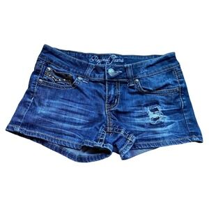 Request Shorts Size 5/27 Blue Jeans 29” Waist Short 3” Inseam Embellished